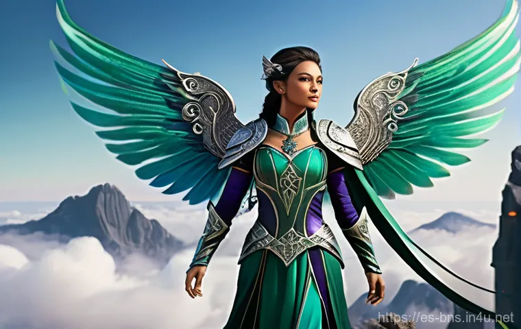 블레이드앤소울 곤족 선택 이유 - **Prompt:** A dynamic MMORPG party of three diverse characters engaged in a crucial battle against a...