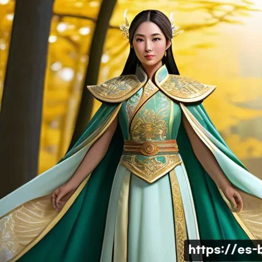블레이드앤소울 명작 코스튬 리뷰 - A female character wearing an elegant and traditional Asian-inspired costume in a fantasy MMORPG set...