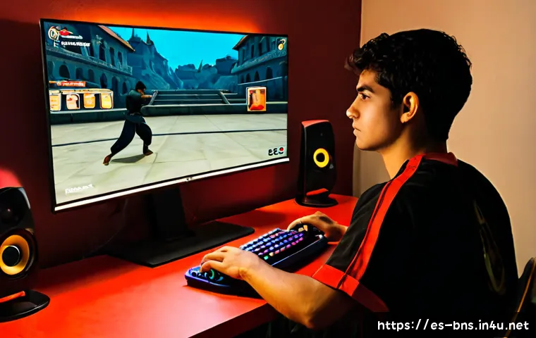 블레이드앤소울 연습 모드 활용 가이드 - Photorealistic Spanish-speaking young adult gamer practicing combat techniques in a fantasy martial ...
